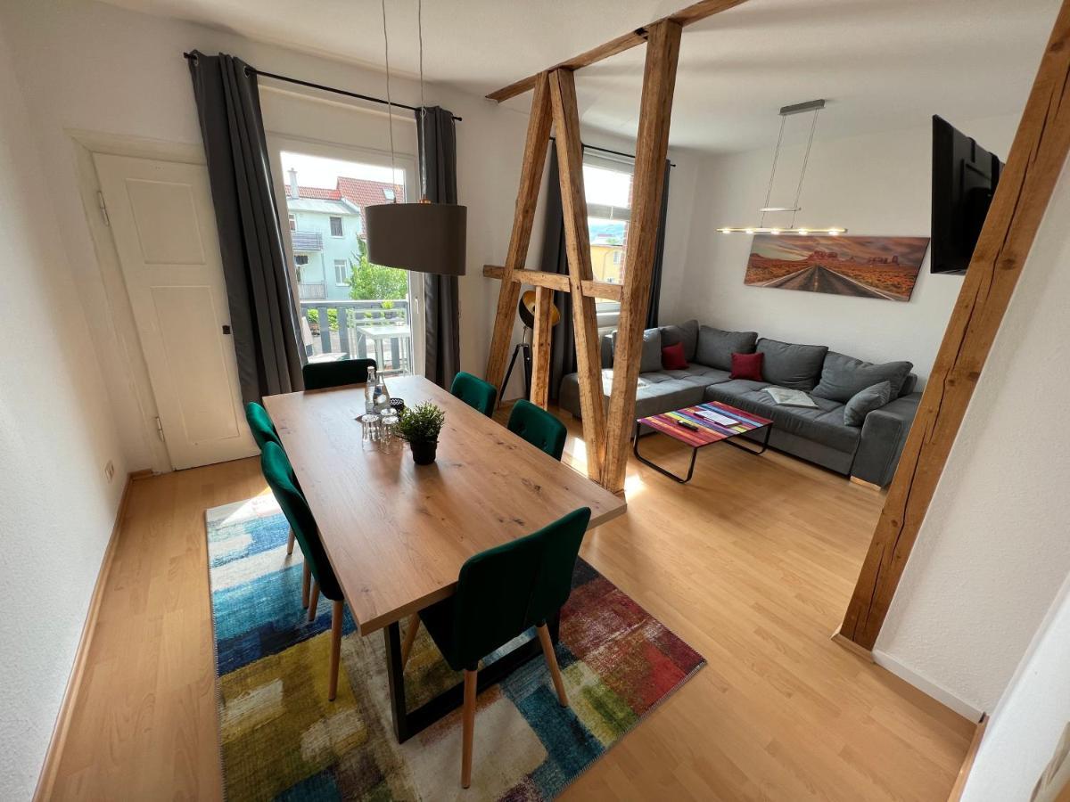 Jena City Apartment, Balkon, Sonnig, Wifi, Parkplaetze, Naehe Zentrum Exterior foto